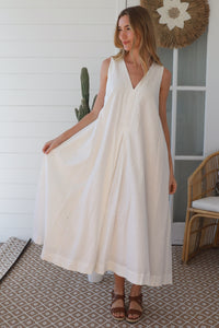 JL0020 Linen Blend Dress