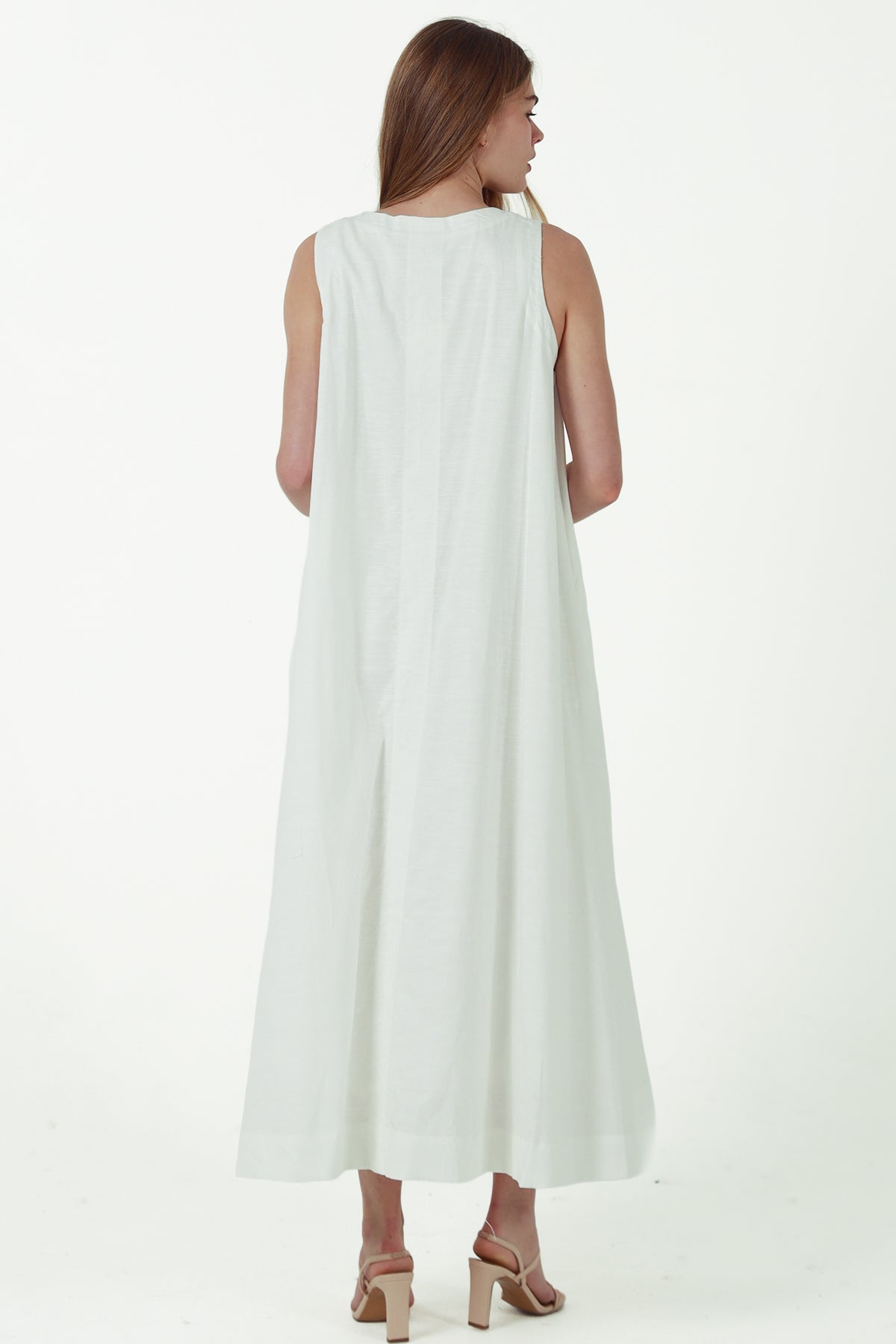 JL0020 Linen Blend Dress
