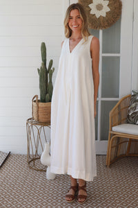 JL0020 Linen Blend Dress