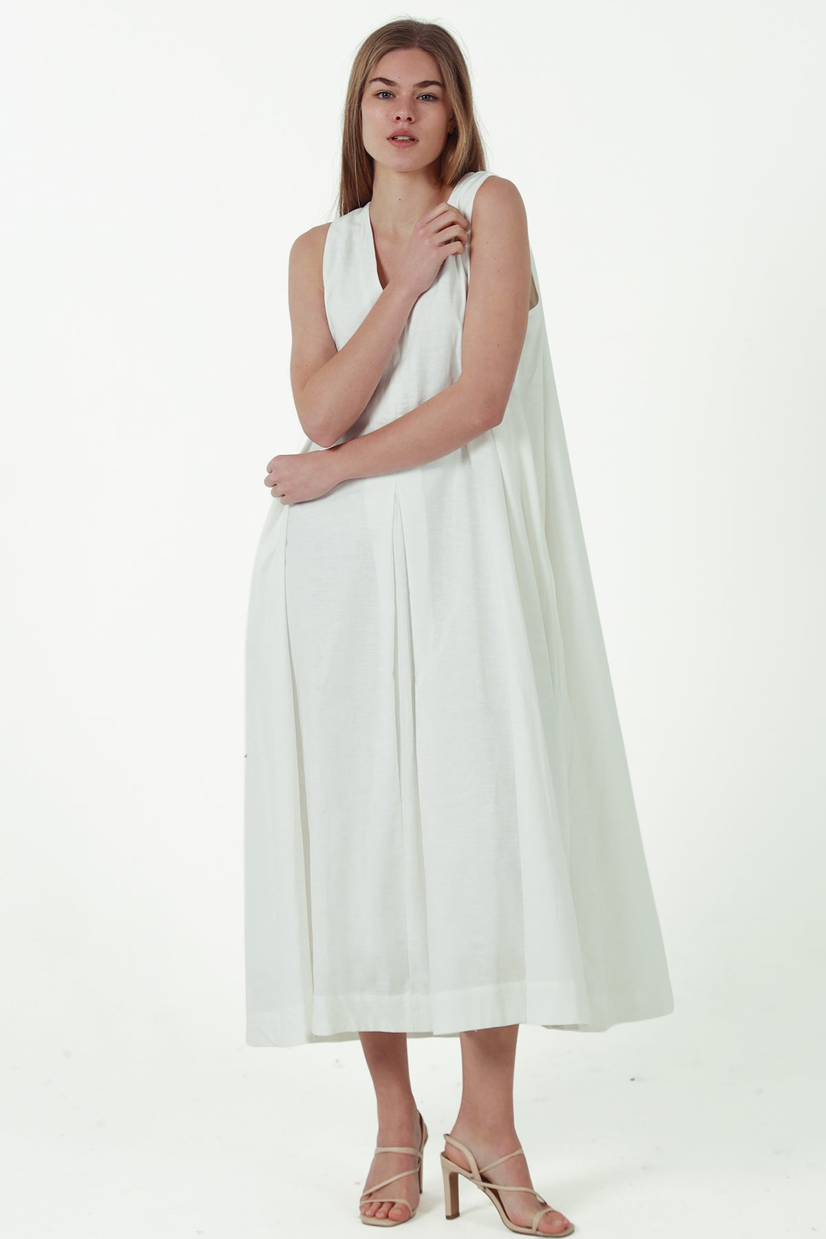 JL0020 Linen Blend Dress