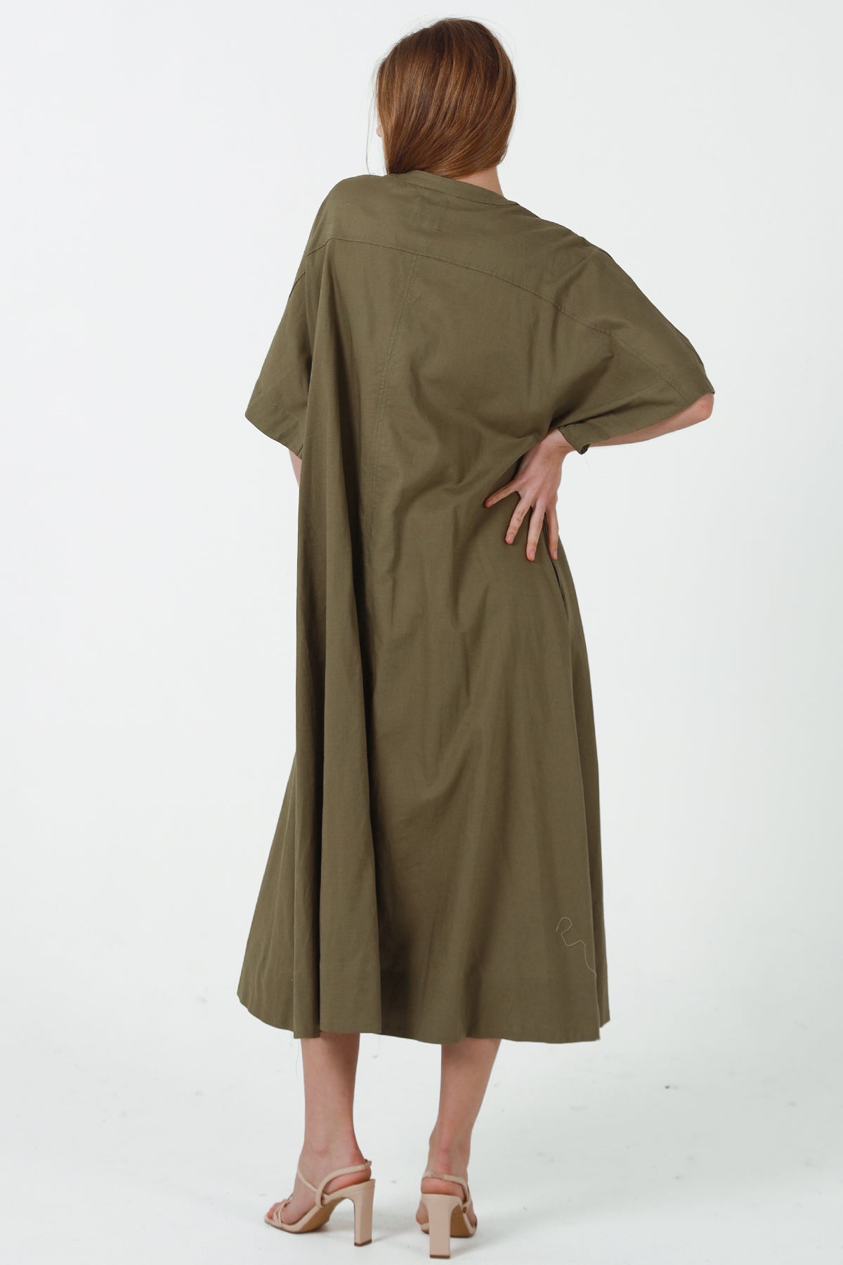 JL0021 Linen Blend Dress