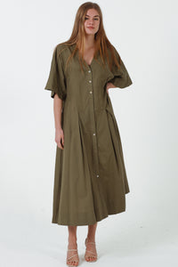 JL0021 Linen Blend Dress