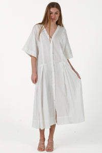JL0022 Linen Blend Dress