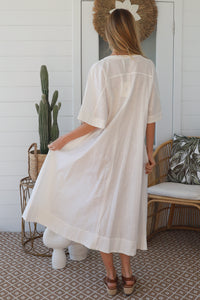 JL0022 Linen Blend Dress