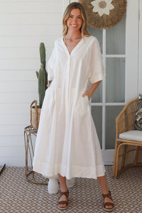 JL0022 Linen Blend Dress