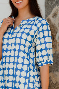 Pitcher Dress Popole Blue