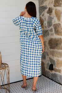 Pitcher Dress Popole Blue