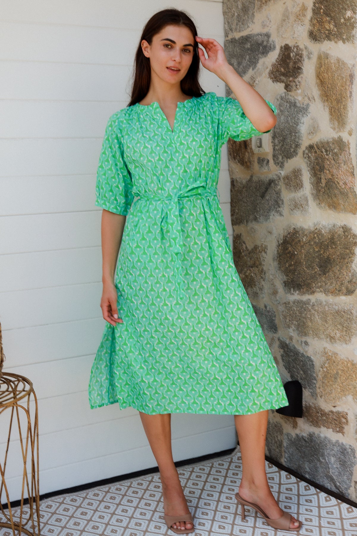 Pitcher Dress Doozy Green