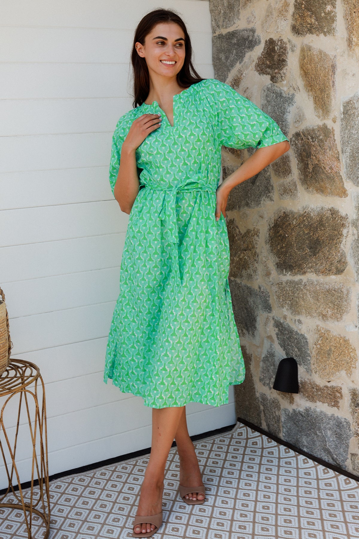 Pitcher Dress Doozy Green