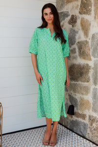 Pitcher Dress Doozy Green