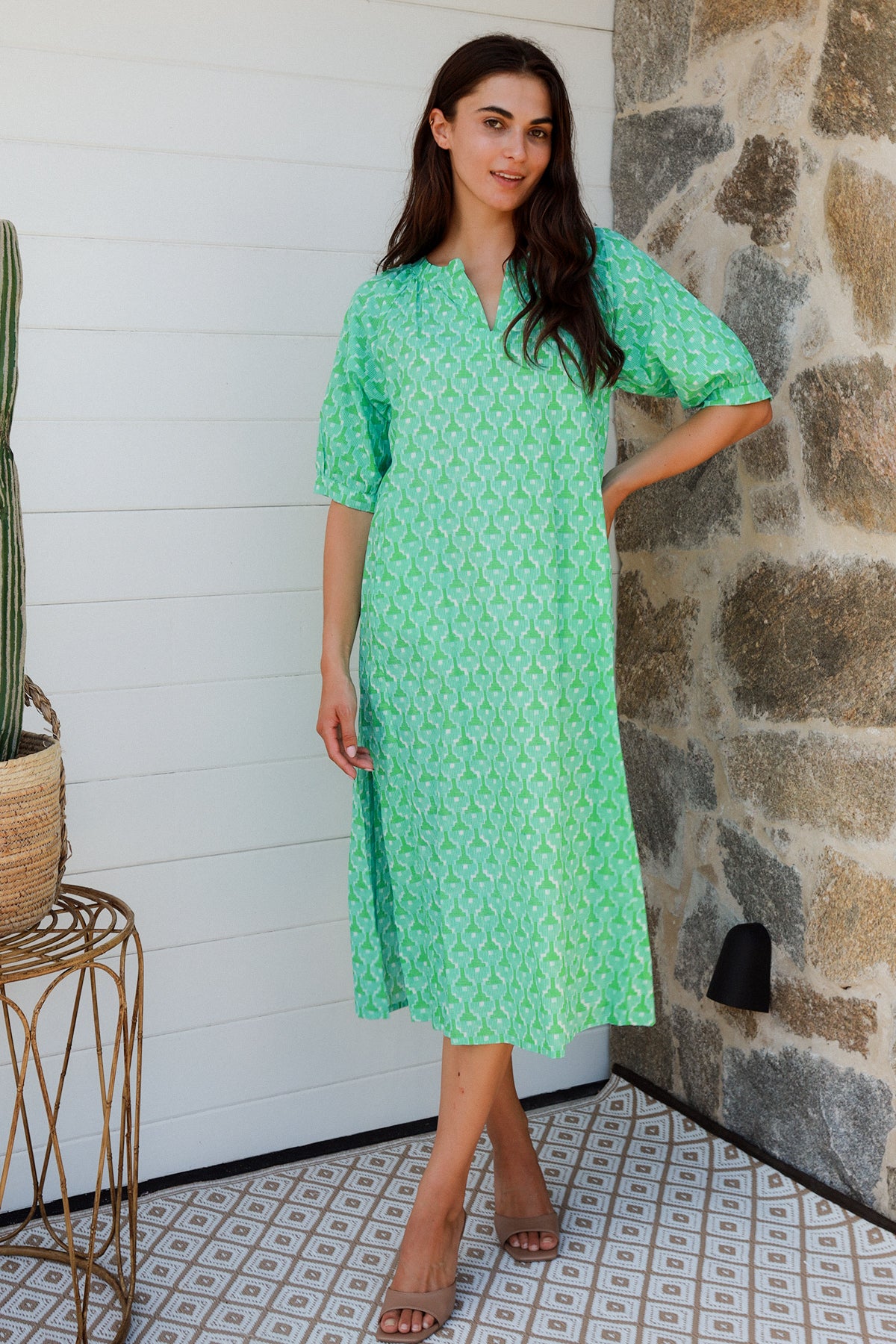 Pitcher Dress Doozy Green