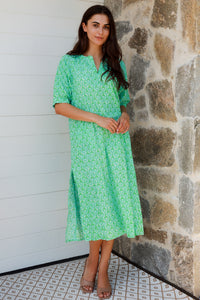 Pitcher Dress Doozy Green