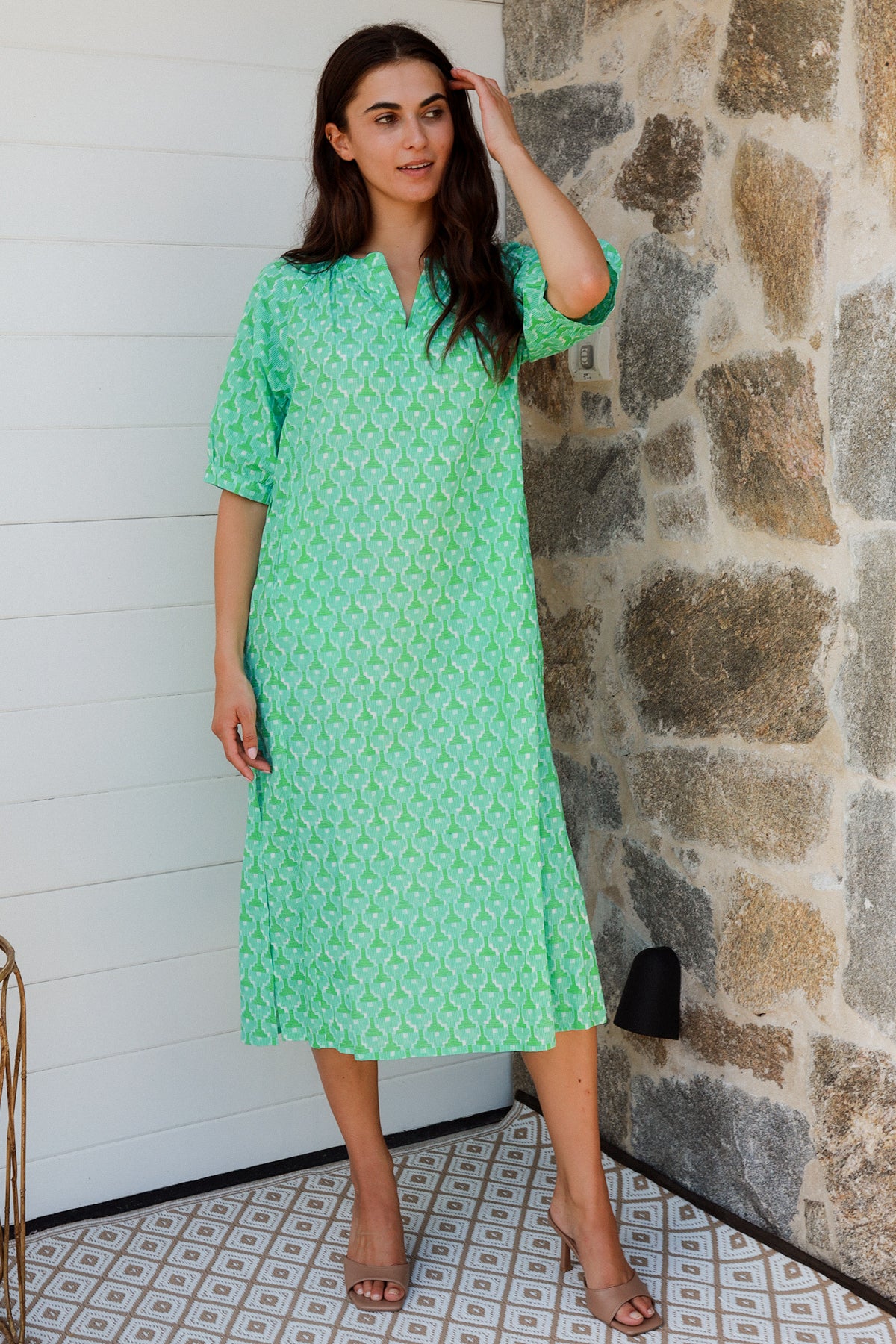 Pitcher Dress Doozy Green