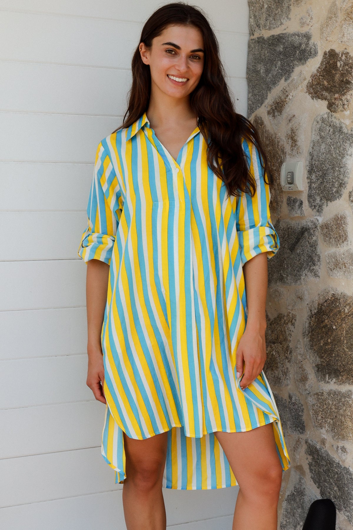 Marco Shirt Dress Oriol Stripe