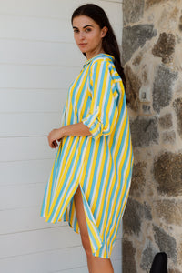 Marco Shirt Dress Oriol Stripe