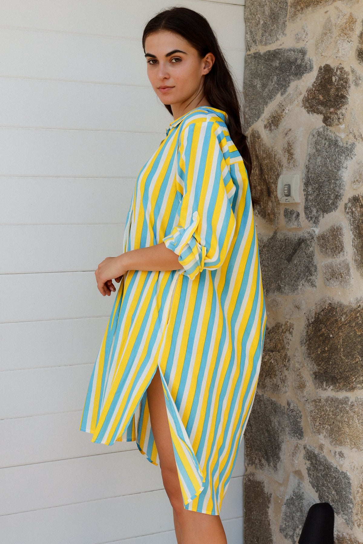 Marco Shirt Dress Oriol Stripe