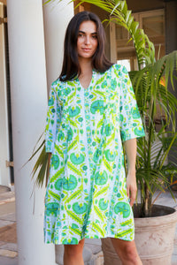 Huckley Dress Maruka Lime