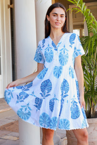 Weston Dress Britannia Slate Blue