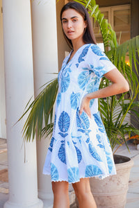 Weston Dress Britannia Slate Blue