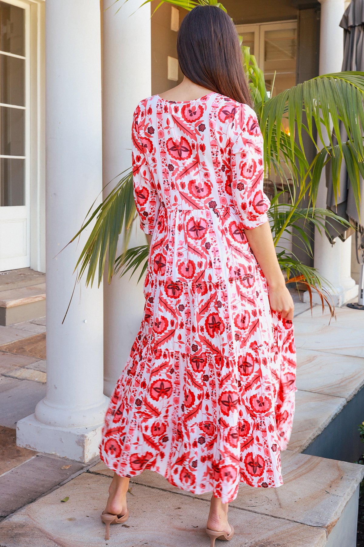 Shimona Dress Maruka Red