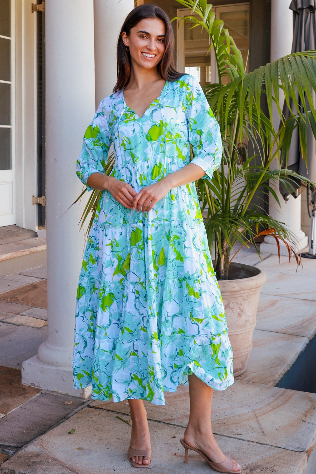 Shimona Dress Cornelia Lime