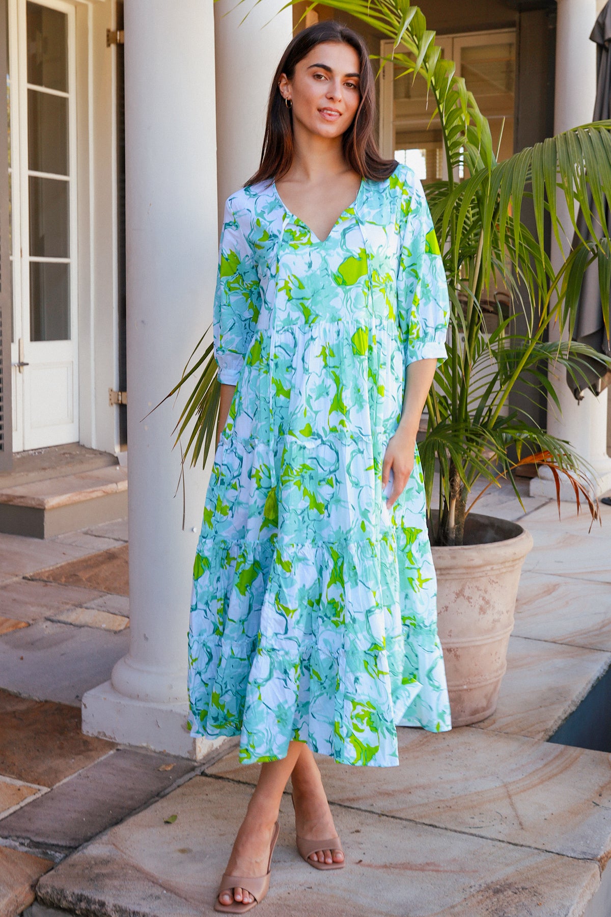 Shimona Dress Cornelia Lime