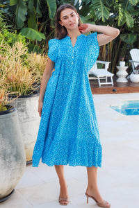 Marcia Dress Doozy Blue