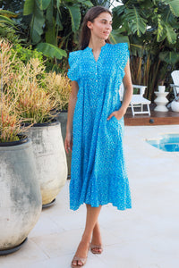Marcia Dress Doozy Blue