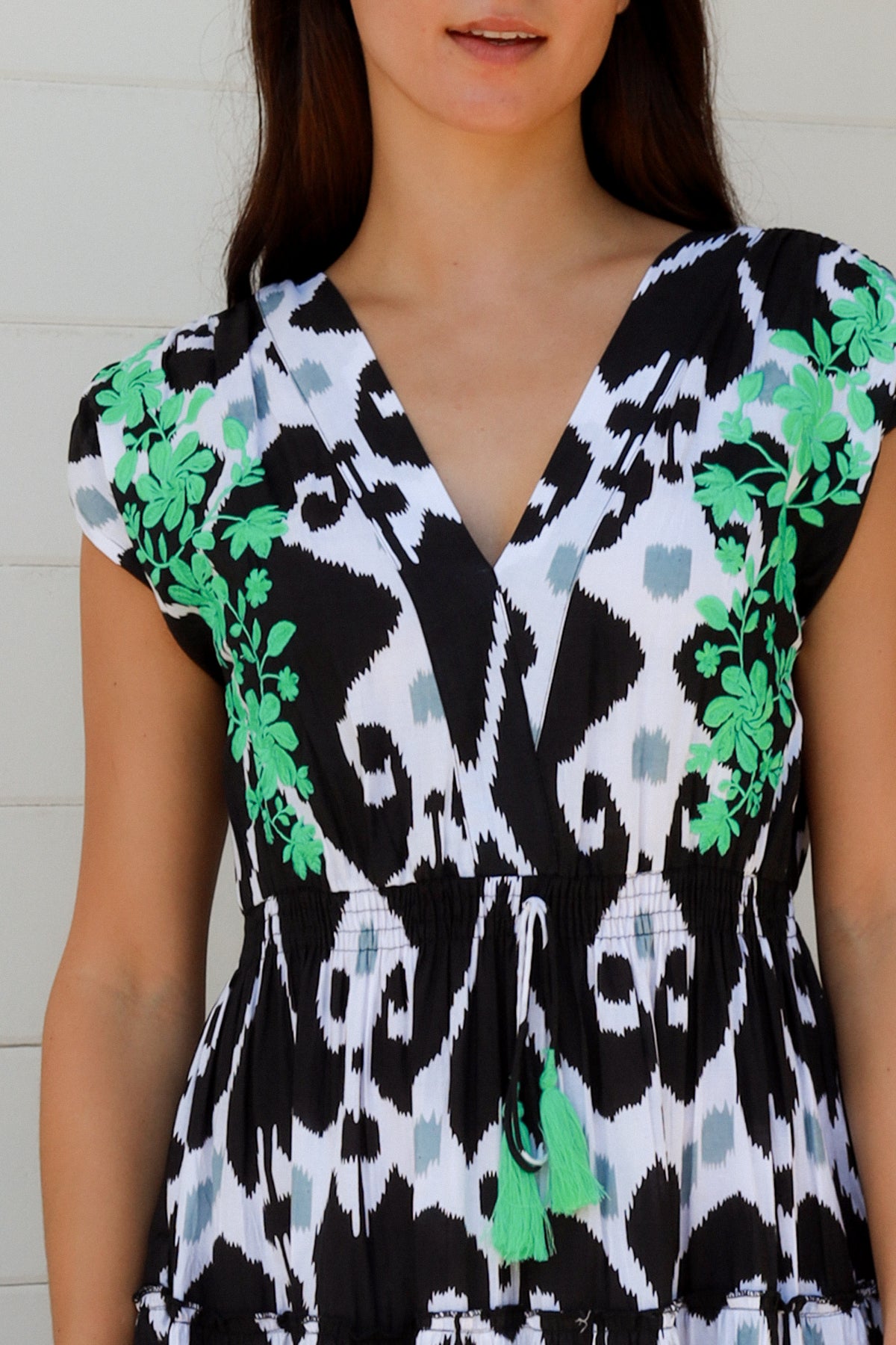 Trixie Dress Ford Ikat Black