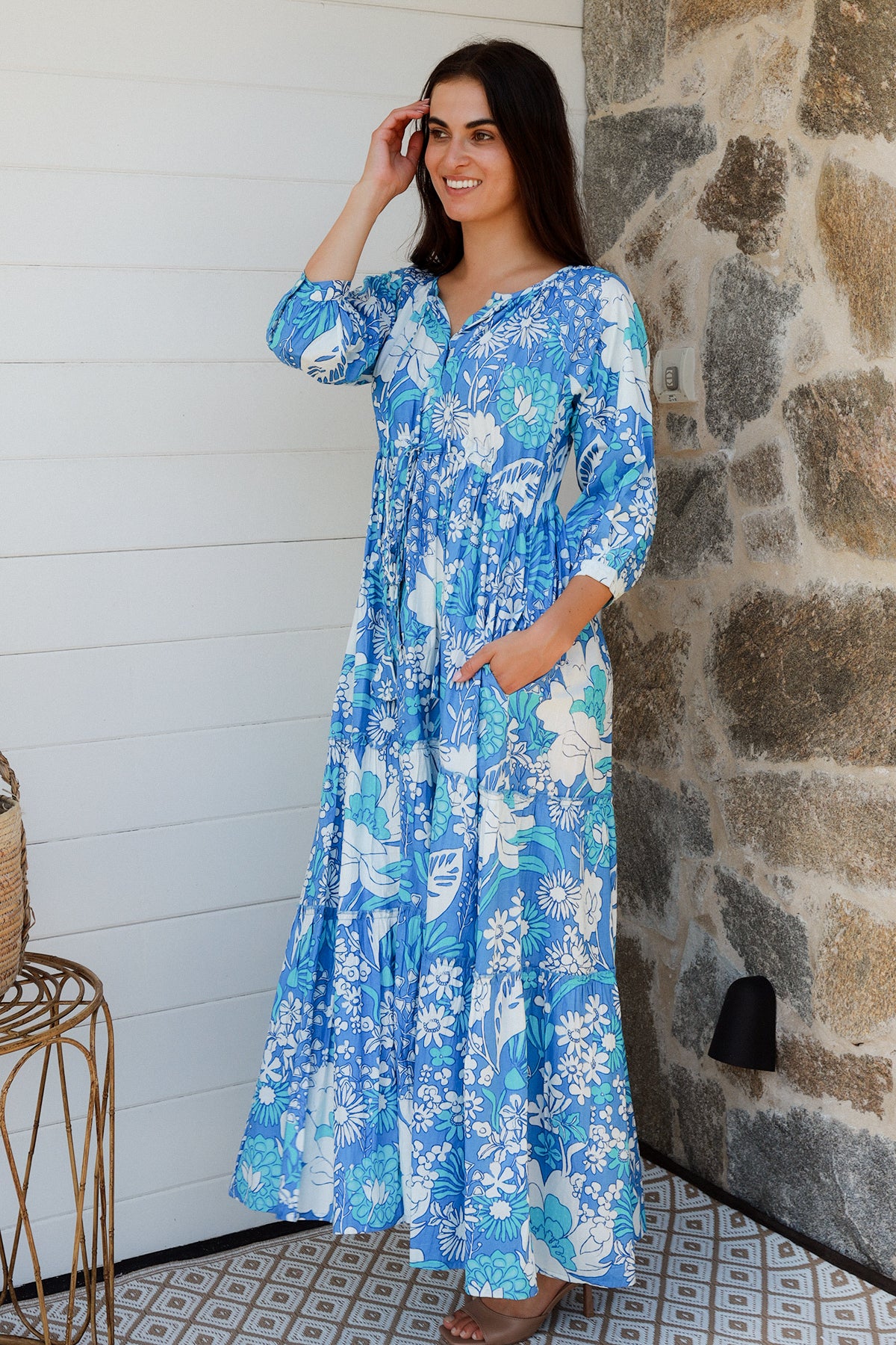 Enerson Dress Roary Blue