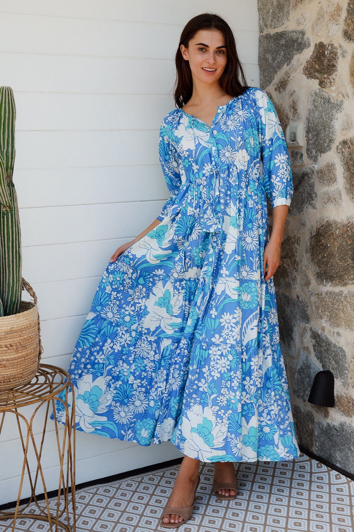 Enerson Dress Roary Blue