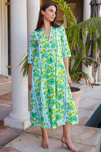 Alexa Dress Maruka Lime