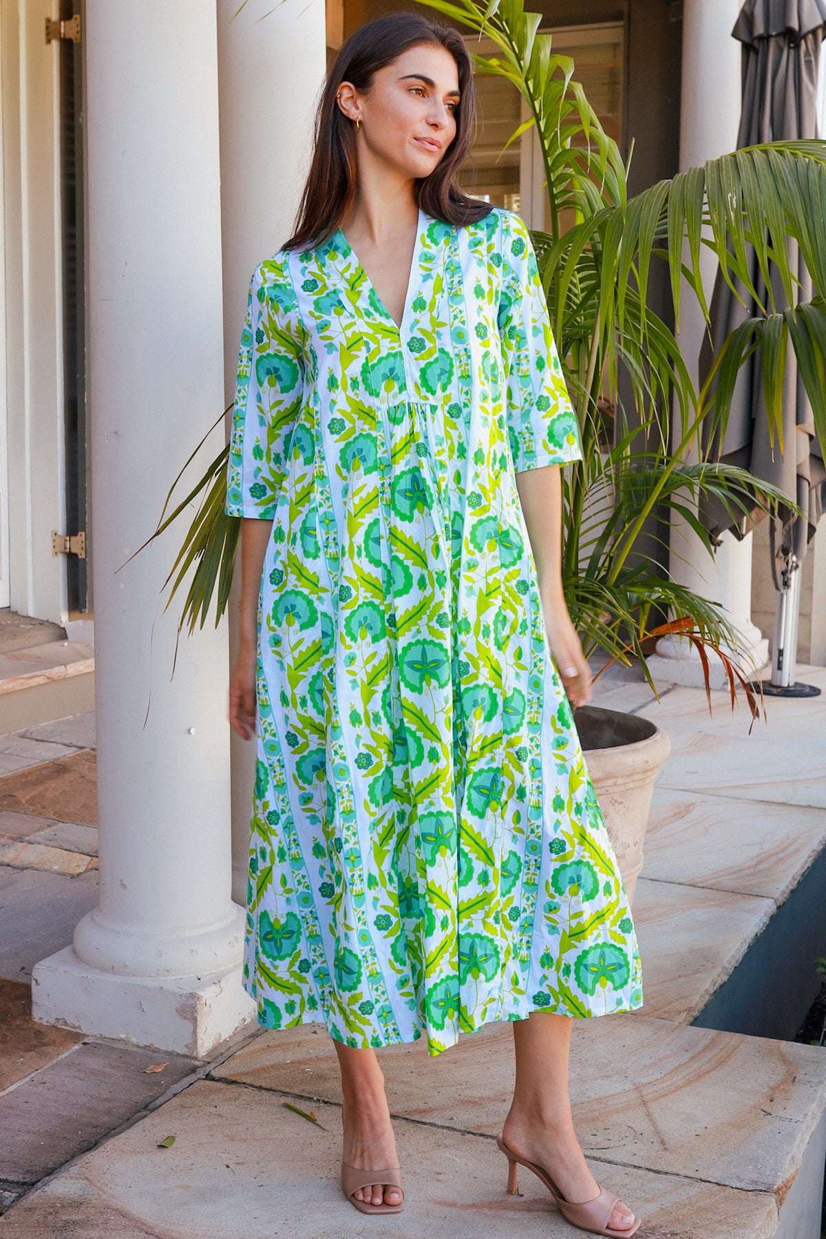 Alexa Dress Maruka Lime
