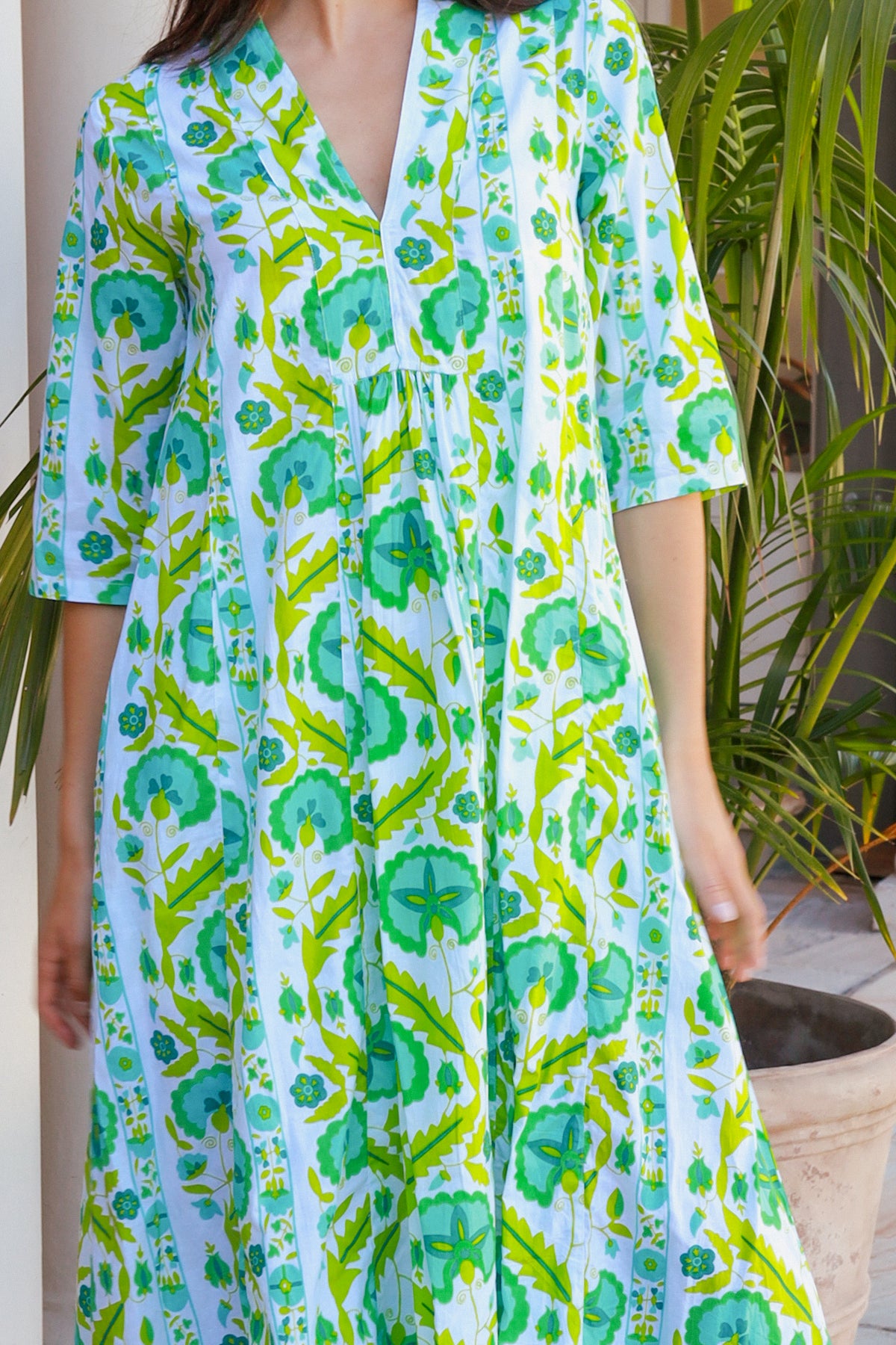 Alexa Dress Maruka Lime