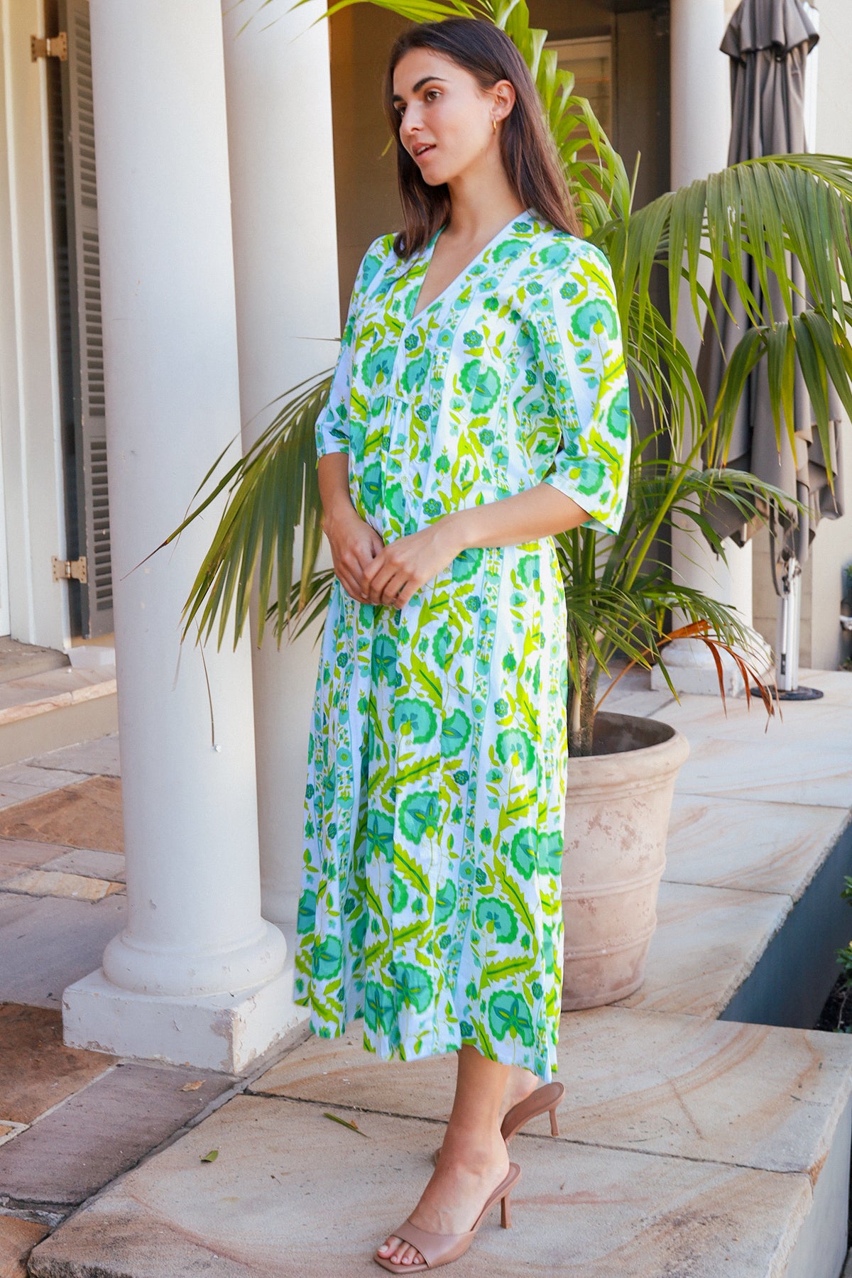 Alexa Dress Maruka Lime