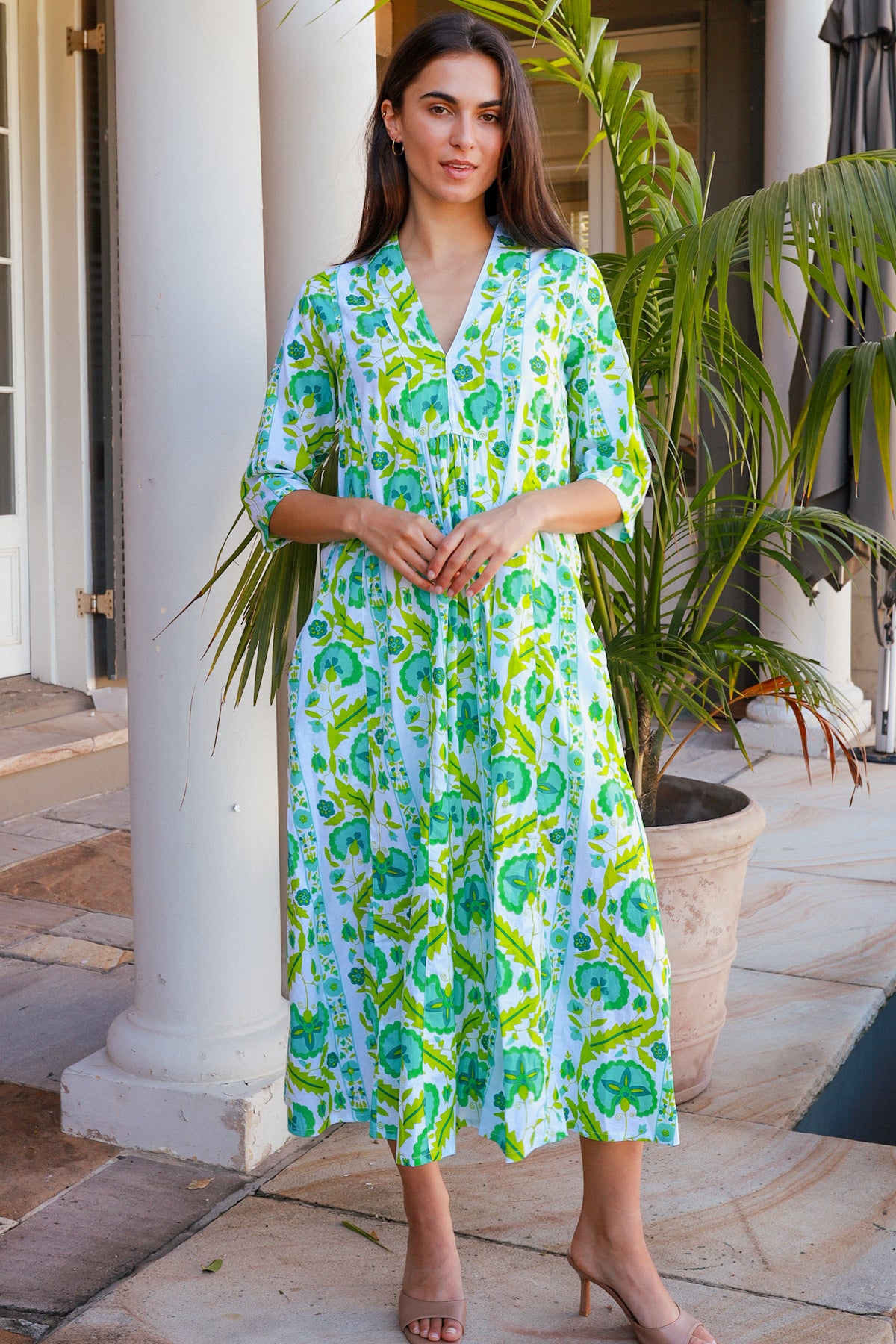 Alexa Dress Maruka Lime