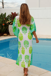 Nyla Kaftan Britannia Lime