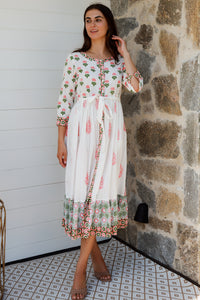 Lokrum Dress Coral Mix