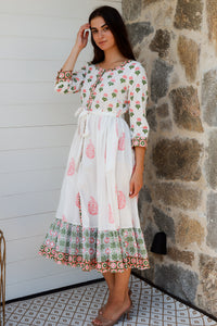 Lokrum Dress Coral Mix