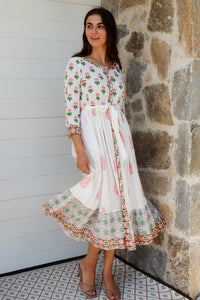 Lokrum Dress Coral Mix