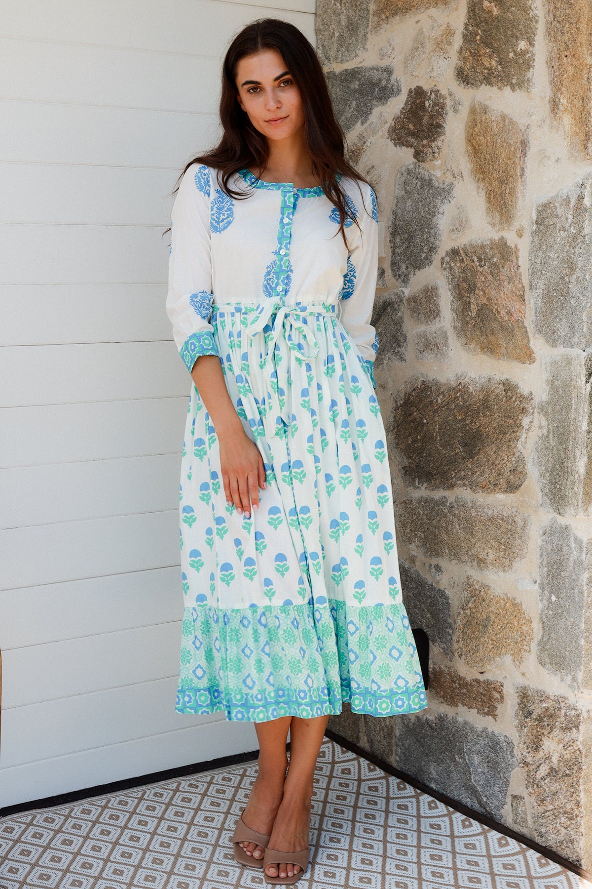 Lokrum Dress Blue Mix