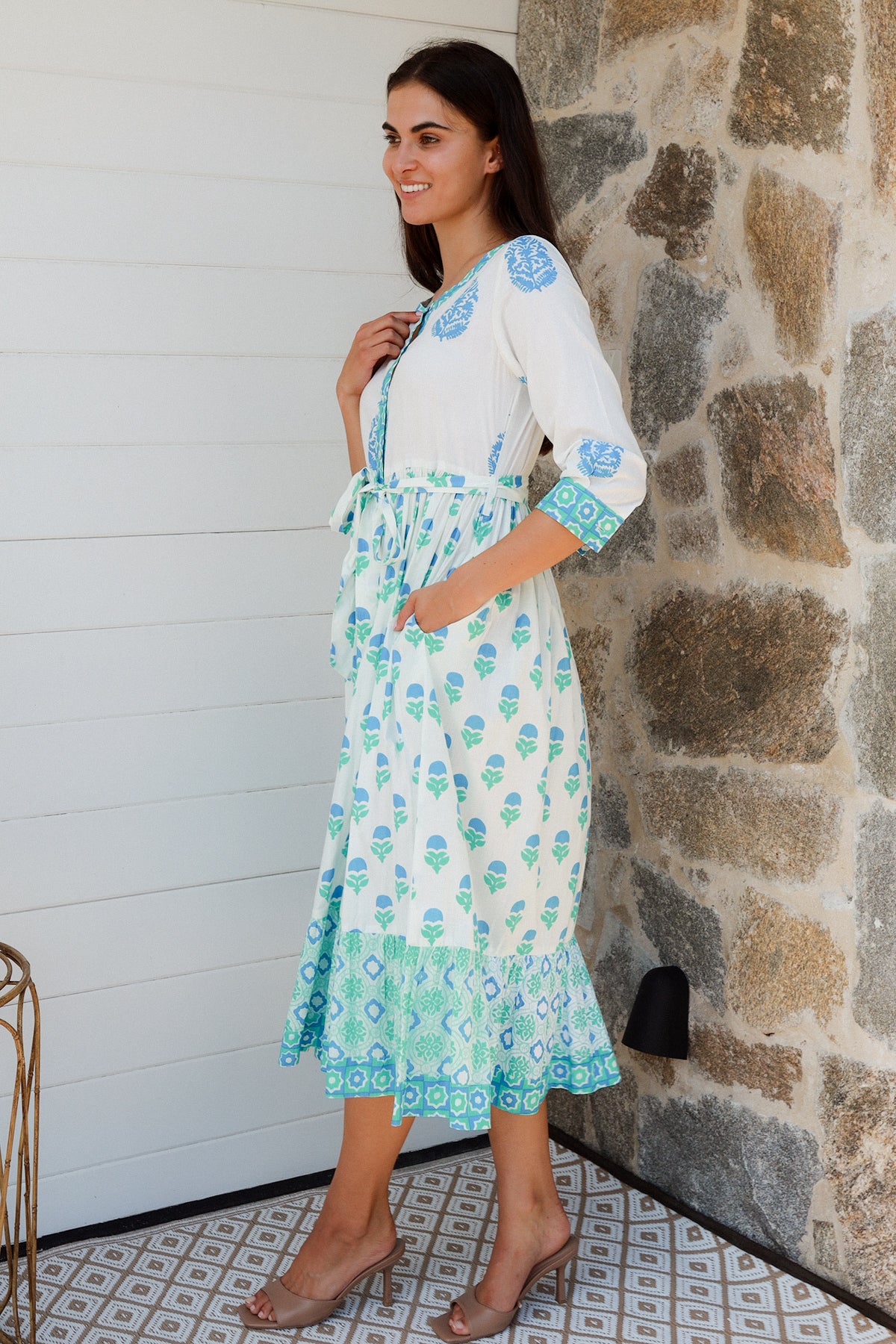 Lokrum Dress Blue Mix