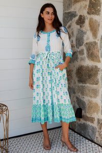 Lokrum Dress Blue Mix