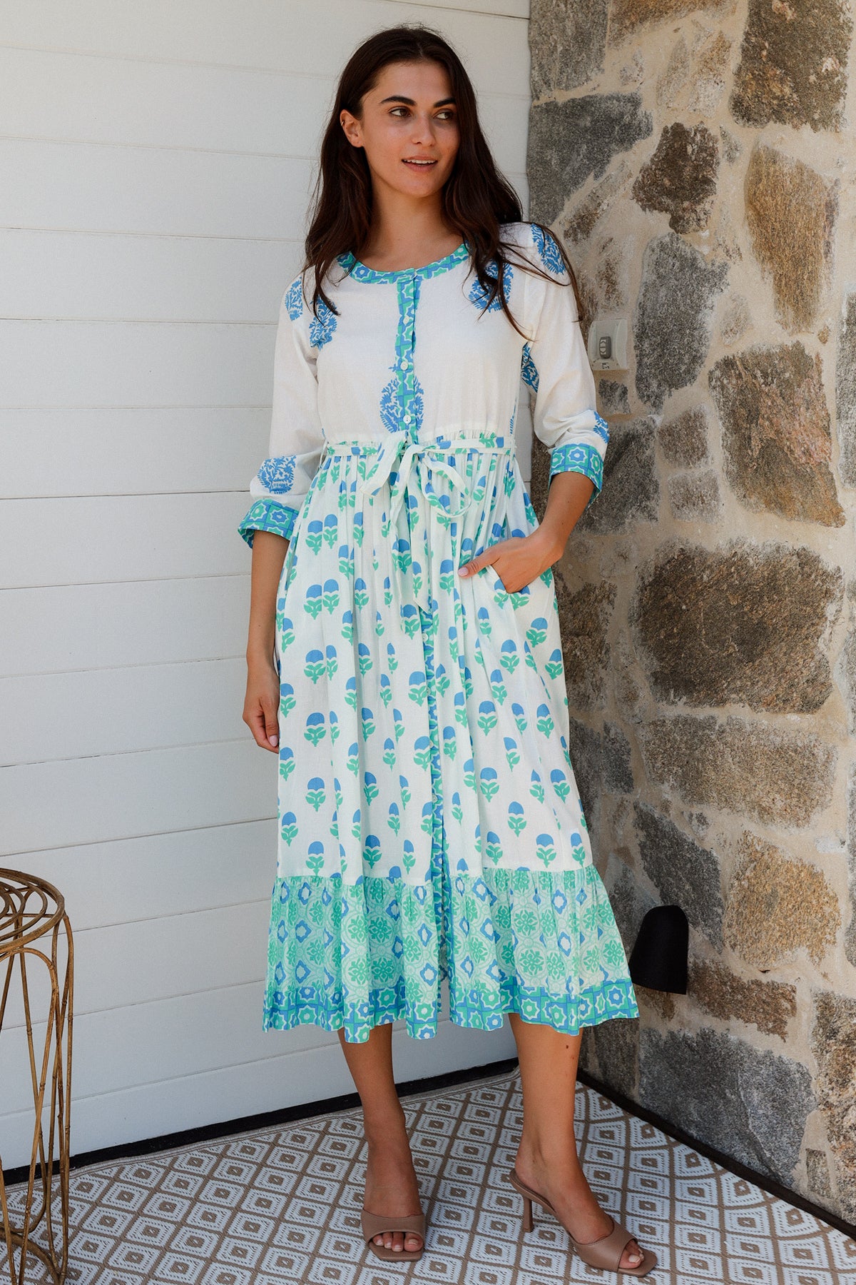 Lokrum Dress Blue Mix