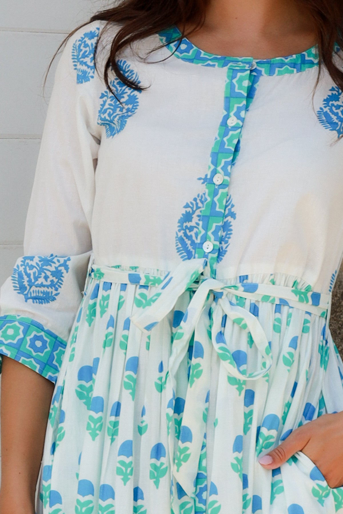 Lokrum Dress Blue Mix