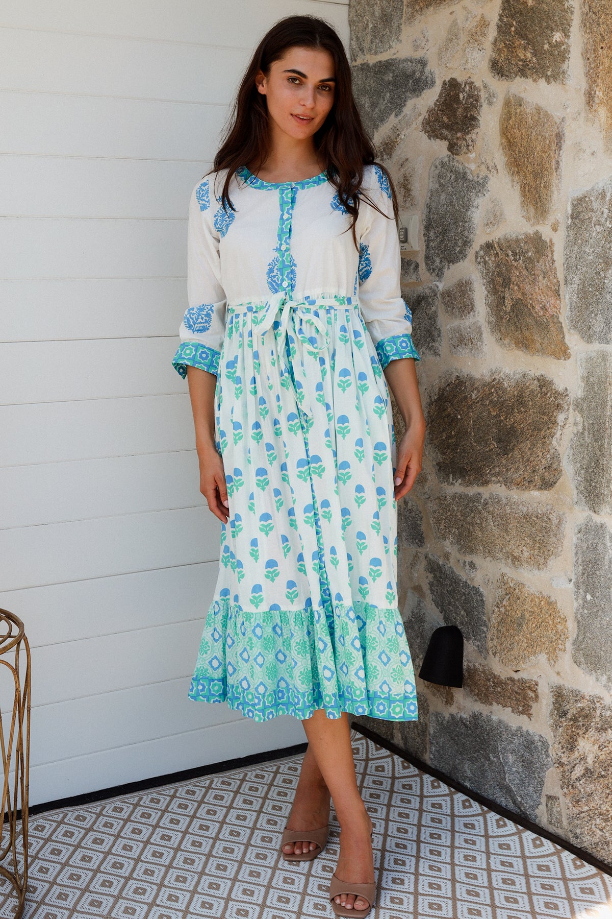 Lokrum Dress Blue Mix