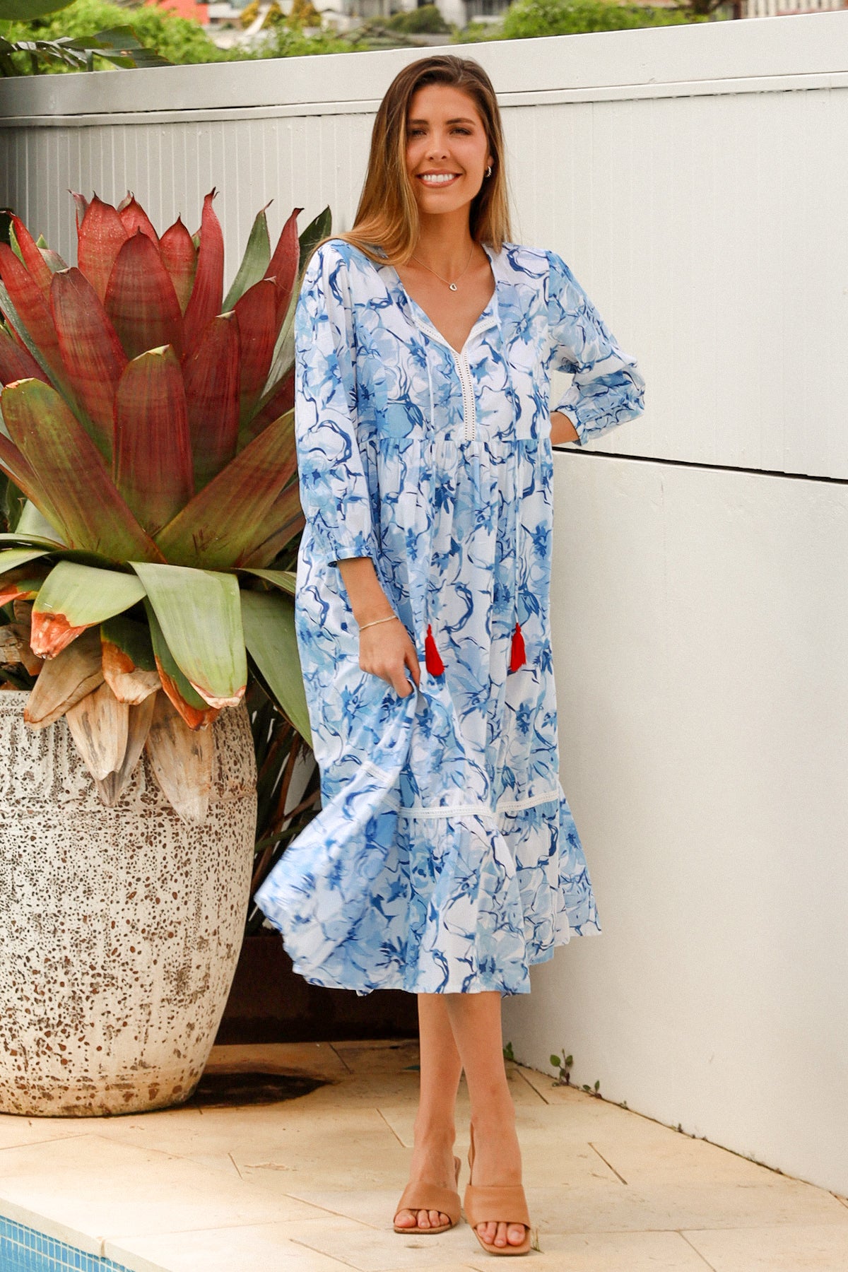 Mahale Dress Cornelia Blue