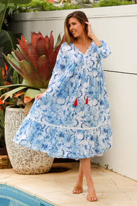 Mahale Dress Cornelia Blue