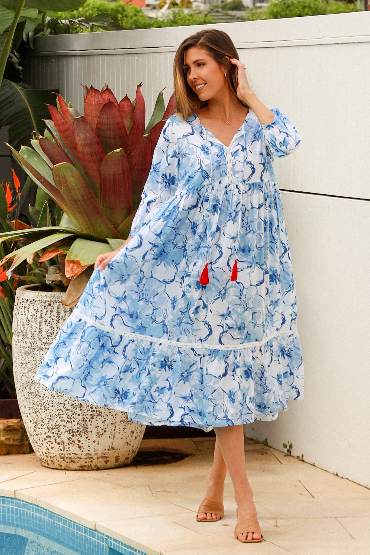 Mahale Dress Cornelia Blue