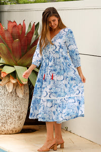 Mahale Dress Cornelia Blue